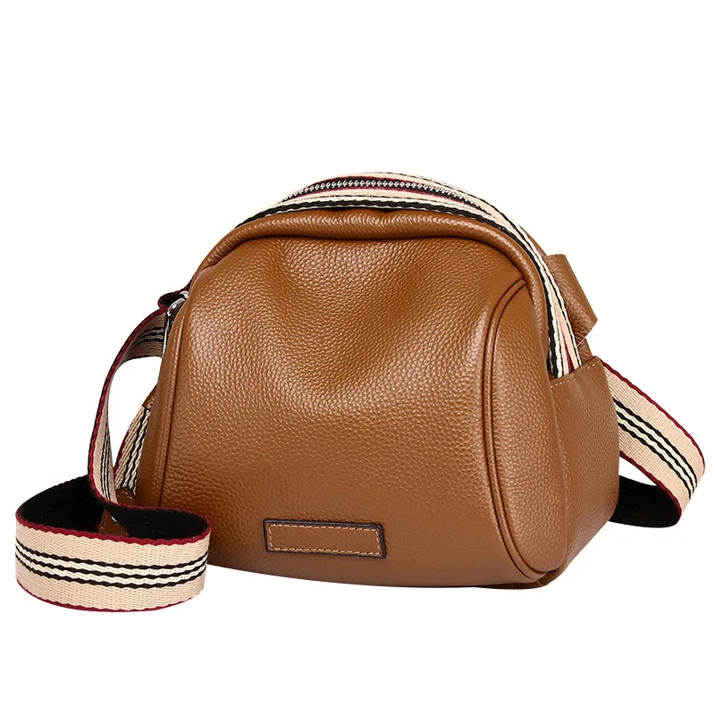 Brand Designer Real Genuine Leather Small Shell Crossbody Bags Fashion Women's Crossbody Bags Cowhide Shoulder Bag Ladies