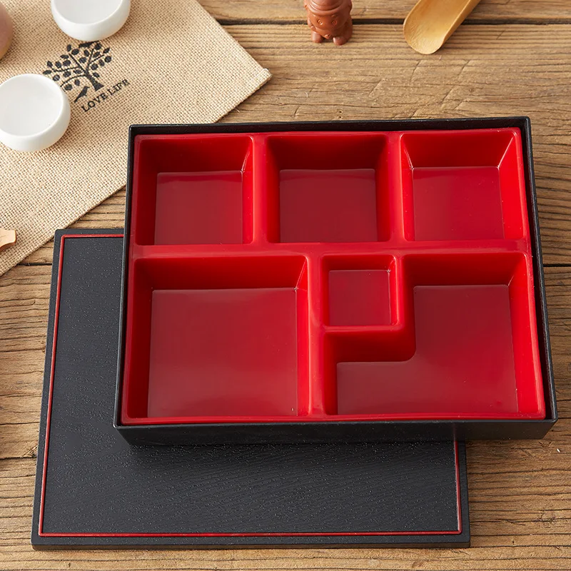 Japanese Style Tableware Box ABS Sushi Sashimi Box Lunch Box 27x21cm