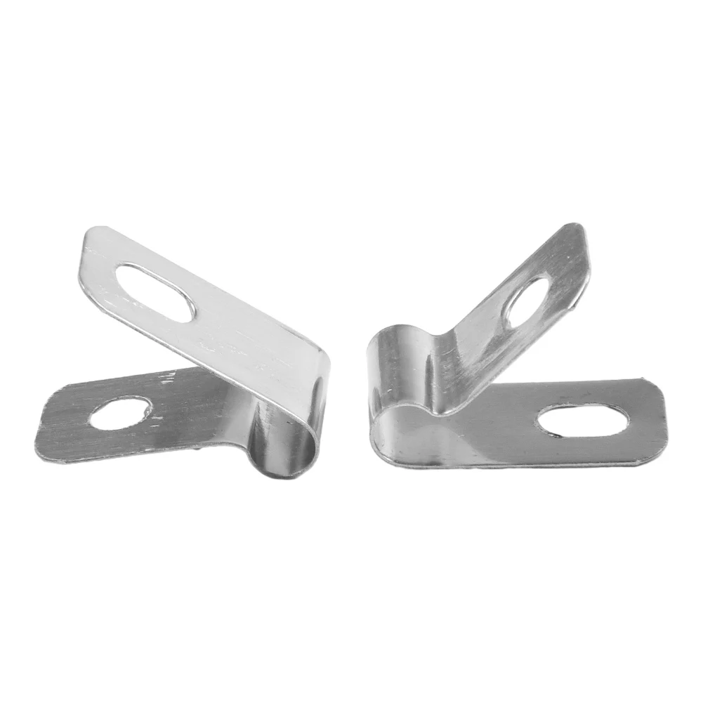 100/200pcs Garden Fence Wire Mounting Clip Agricultural Fencing Mounting Clips Stainless Steel Aluminum Wire Fence Fasteners