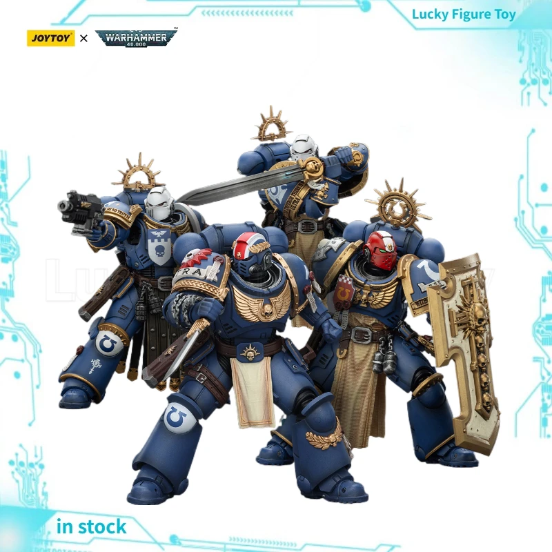 

【В наличии】JOYTOY 1/18 Фигурка Warhammer 40K Ultramarines Titus Metaurus Levantus Torvald Модель игрушки