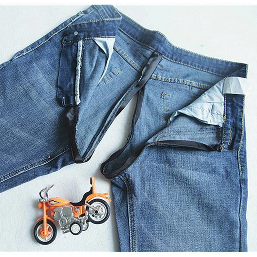 Outdoor con apertura sul cavallo Sesso Pantaloni streetwear Pantaloni hotpants esotici Uomo Cargo Jeans strappati Pantaloni in denim maschile Tuta cargo Coppia casual