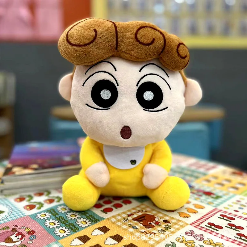 Shinchan Plush Doll Shiro Bochan Cute Soft Stuffed Ornament Trendy Anime Peripheral for Home Layout Collectible Presents