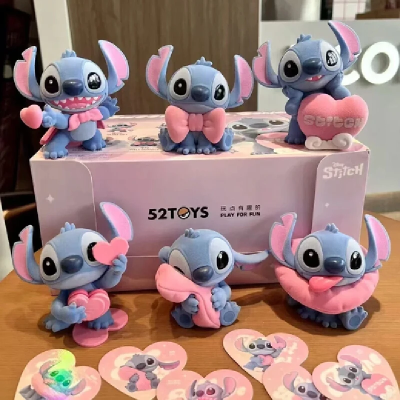 

Cartoon Stitch Warm Pink Series Blind Box Stitch Handmade Ornament Stitch Monster Cute Toy Gift Desktop Ornament Collection Doll
