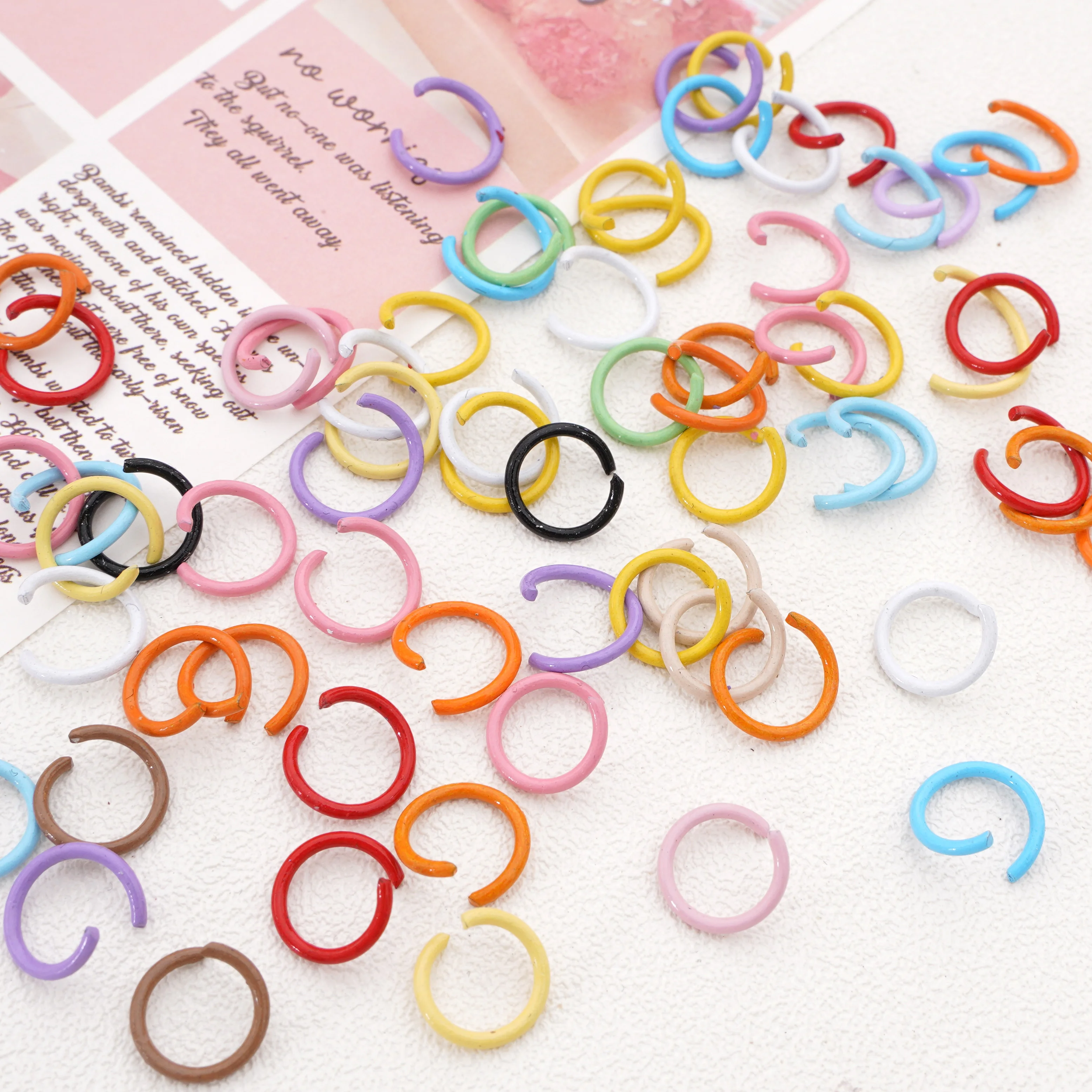 50pcs Cincin Loncat Besi Berla - Jump Ring Assorted ulasan dan harga