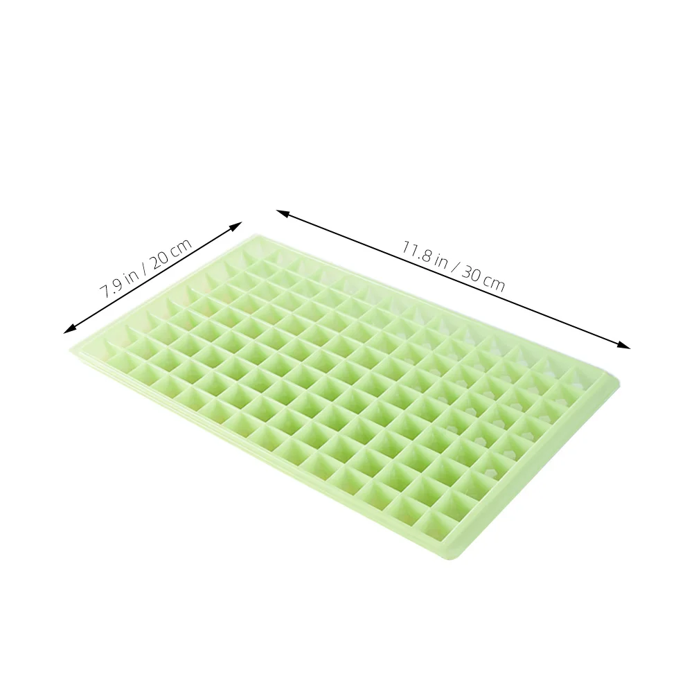 

96 Cell Ice Cube Tray Food Grade Silicone PP Material Diamond Shape Maker Mini Trays For Juice Coffee Whiskey Cocktail Kitchen