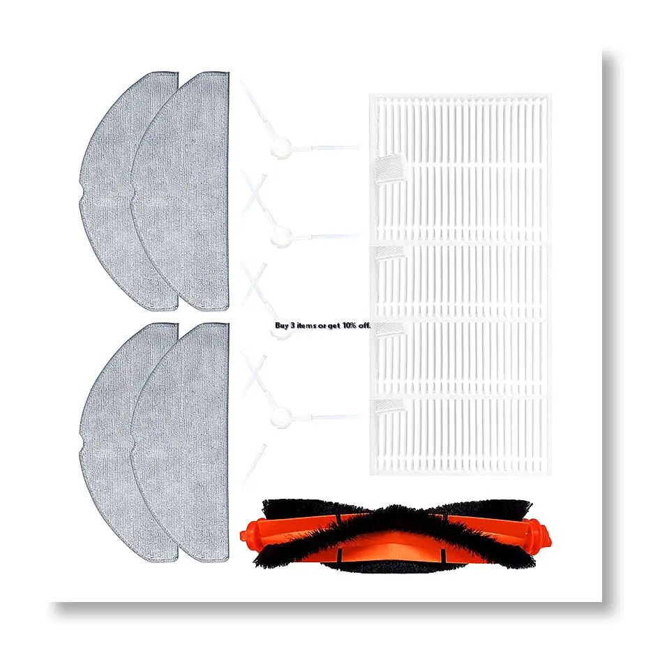 ✼For Xiaomi Robot Vacuum S20 / D106 Replacement Parts Accessories Main Side Brush Mop Cloth Filter