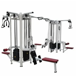 8 Station Trainer Strength Training Machine Eight People Multi Jungle Function Gym Exercise Cable Crossover Fitness Equipment