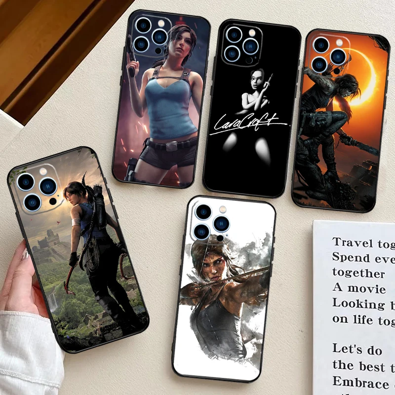 Lara Croft Tomb Raider funda de teléfono para Samsung Galaxy S25 S24 S23 S22 S21 S20 Ultra S9 S10 Plus S25 FE contraportada