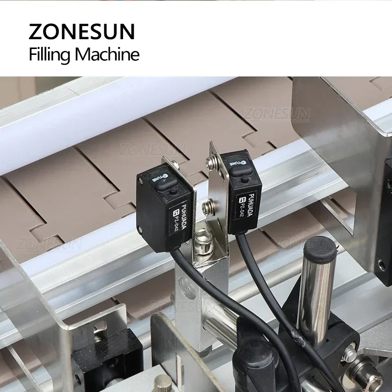 ZONESUN ZS-KL01 Riempitrice automatica per granuli a 2 teste per la linea di imballaggio di barattoli di bottiglie di plastica e vetro