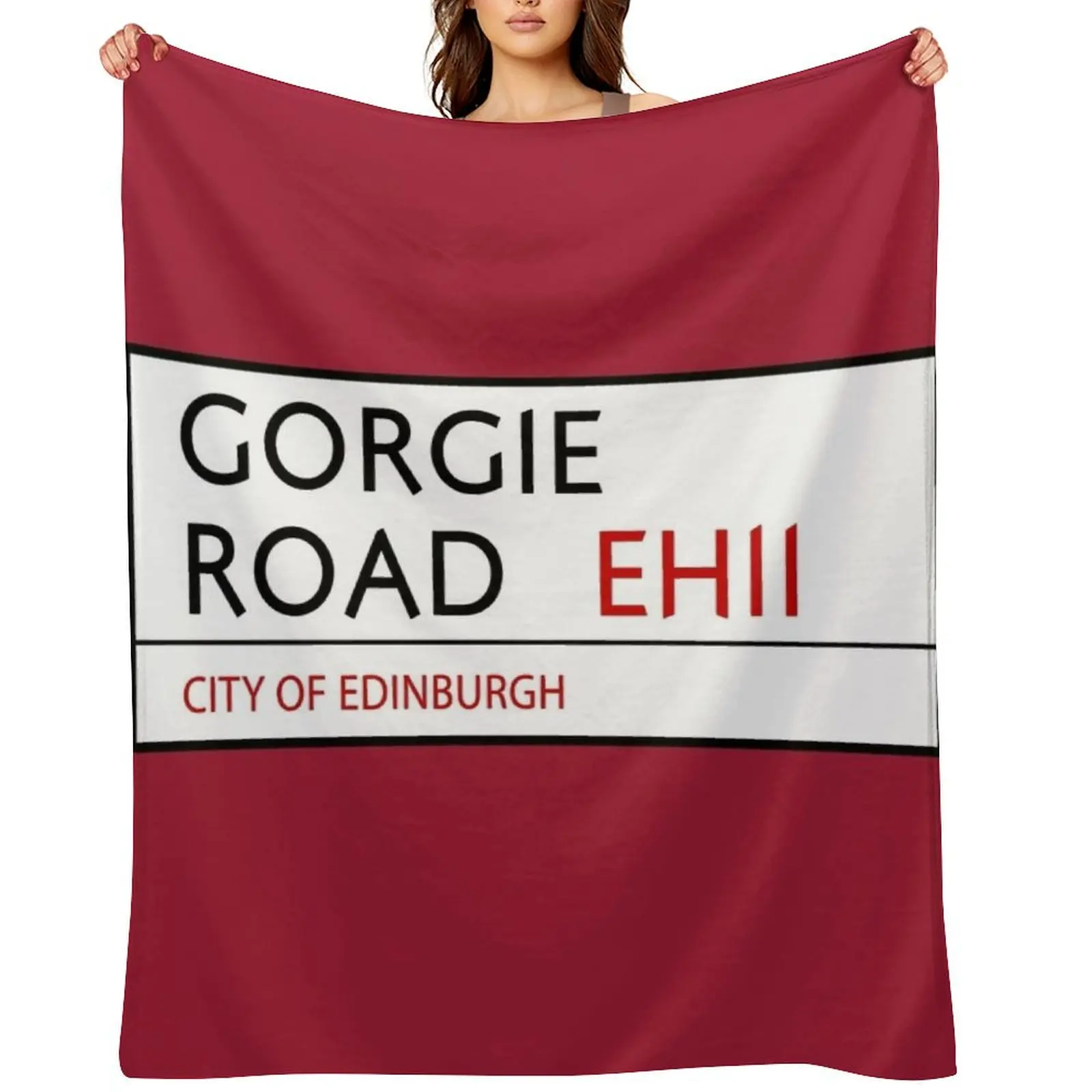 

Gorgie Road (Hearts) Throw Blanket Luxury Throw Bed covers Thermals For Travel Camping Blankets
