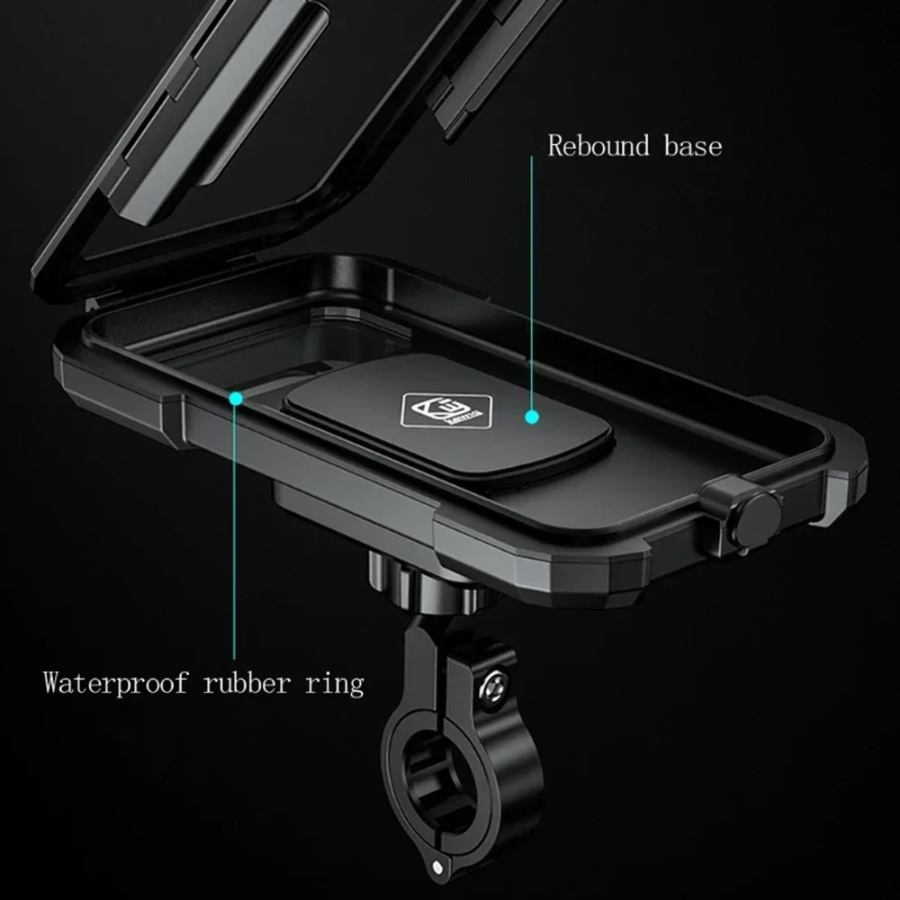 Motorcycle Wireless Charger Holder QC 3.0 Fast Charging Motorbike Phone Waterproof Cellphone Bicycle Stand For iPhone Samsung