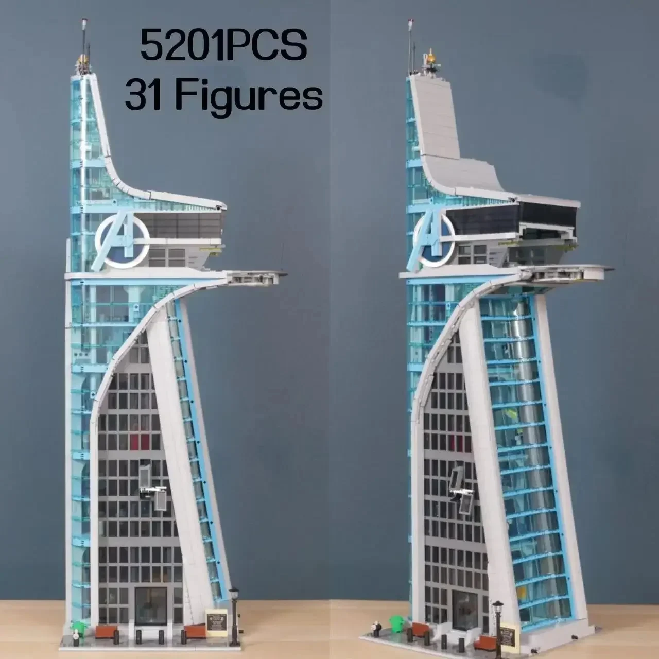 子供のためのモジュラーバトルタワー建設,76269, 5201個,組み立てレンガ,古典的な塔建築,男の子のためのおもちゃ,クリスマスプレゼント