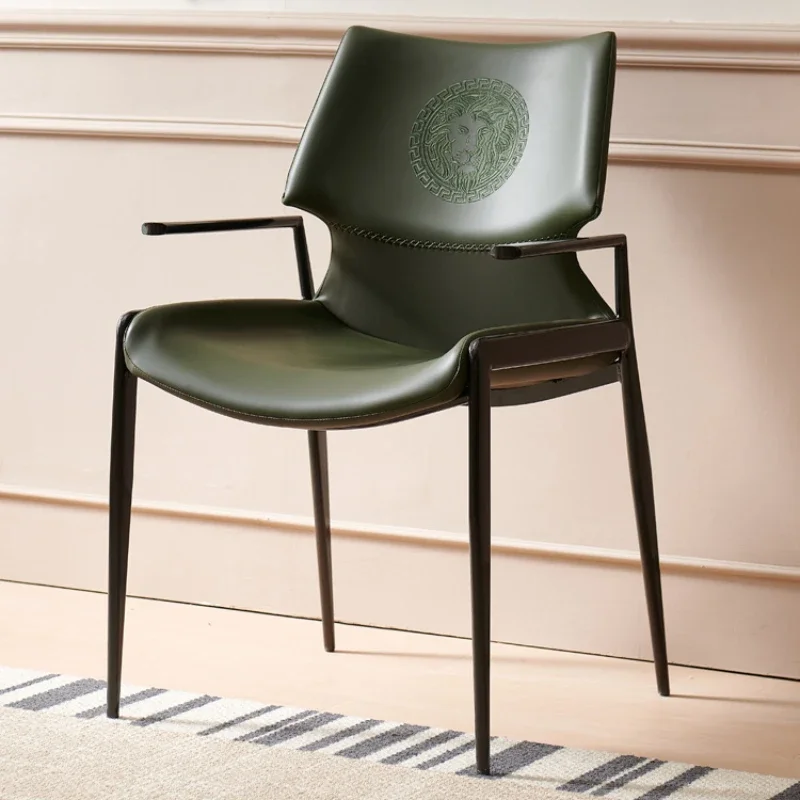 

2PCS Minimalist Dining Chairs Armchair Elegant Waiting Design Dining Chairs Nordic Restaurant Muebles Para El Hogar Furniture