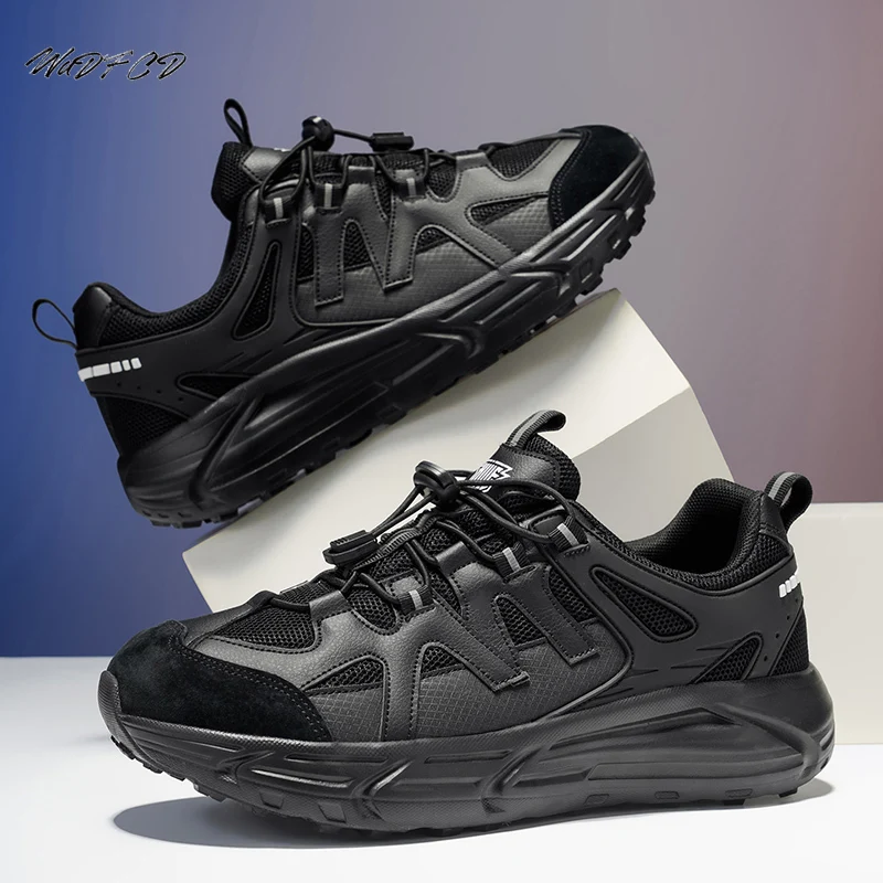 Running Sneakers Plus Size 45 46 47 Men Designer Light Sport Shoes Fashion Casual Breathable Height Increased Platform Gym Shoes