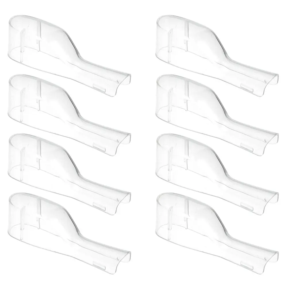 

8pcs Toothbrush Cover Protective Cap for Electric Heads Travel Portable Transparent Suitable Camping Home School Business