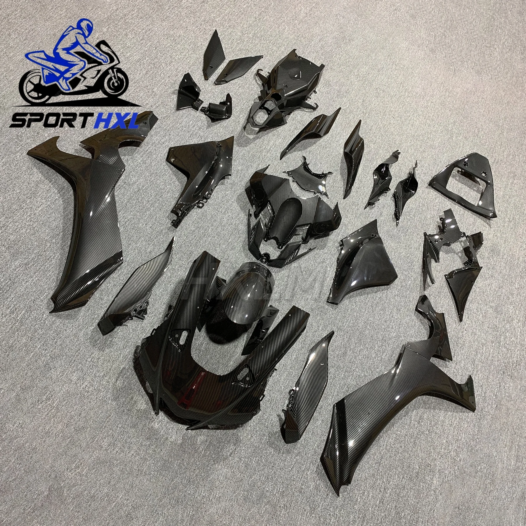 Carbon Fiber Look Motorcycle Body Fairings Kit For Yamaha R1 YZF 2020 2021 2022 2023 2024 2025