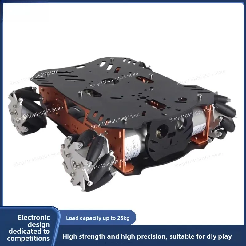 Mecanum Wheel Smart Metal Chassis with Encoder Motors, for Arduino Robot Car Development and DIY Projects