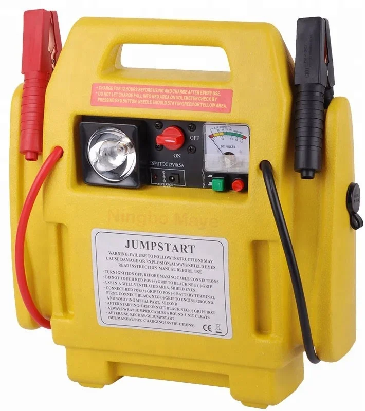 Fast jump start portable power station multifunctional jump starter without air compressor