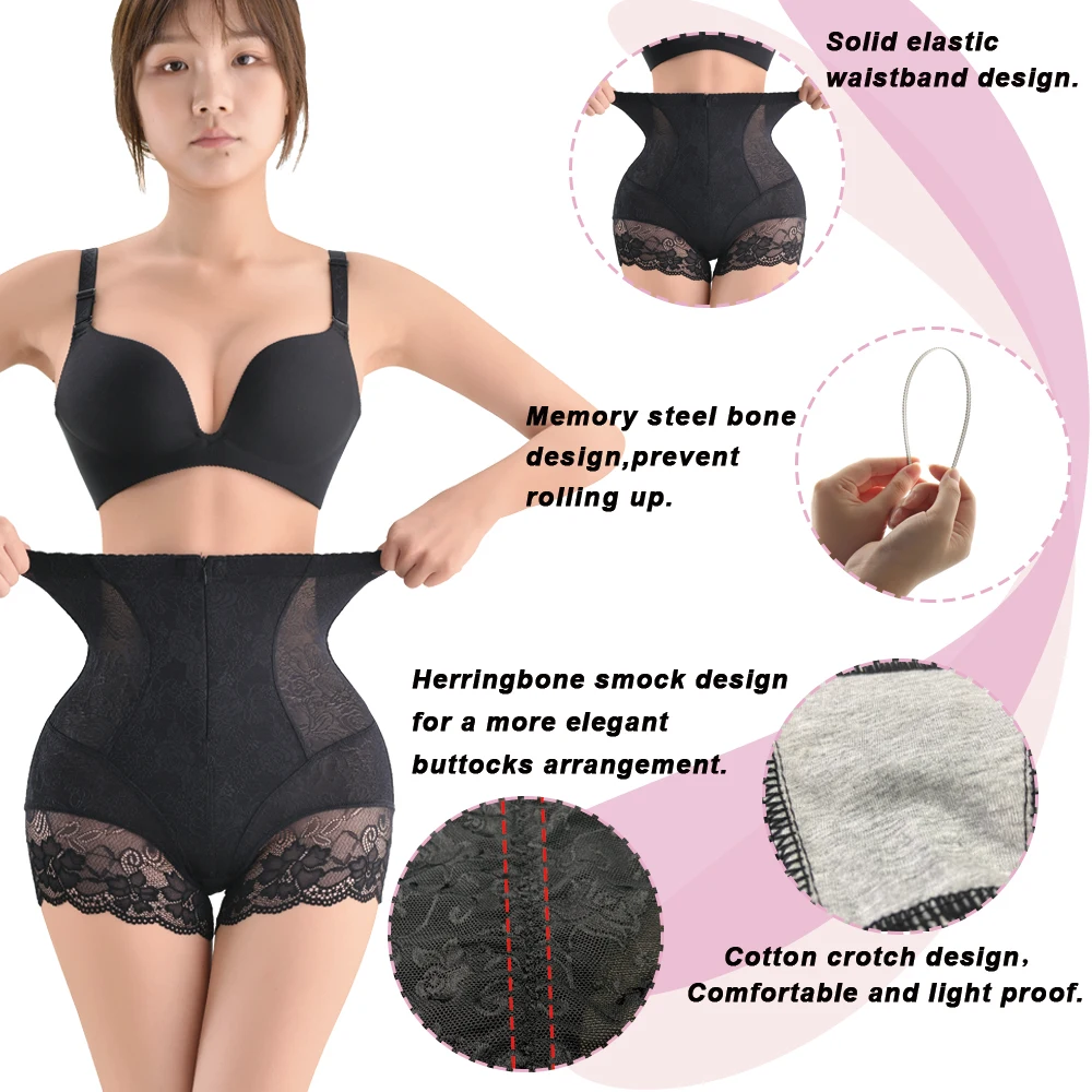 SEXYWG Women High Waist Tummy Control Shapewear Shorts Body Shaper Belly Control Panties Shaper Wear Belly Control