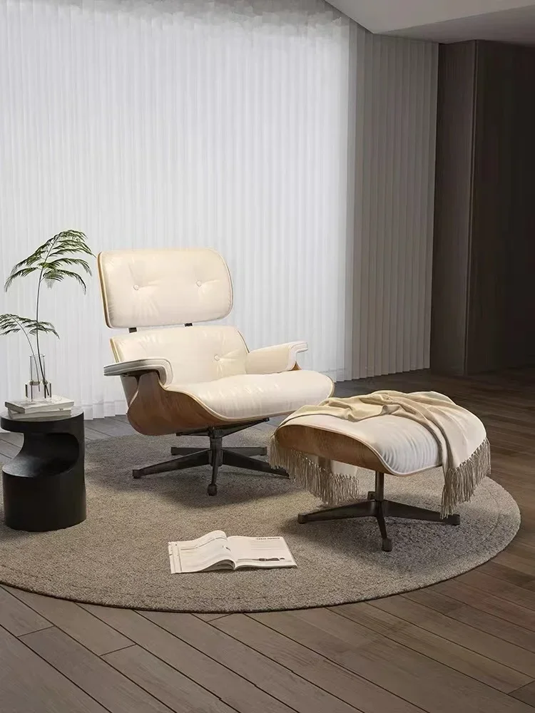 Italian Artist Brand Office Chair,Designer Art Single Sofa Chair, Living Room Leisure Chair, Simple Leather Leisure Chair