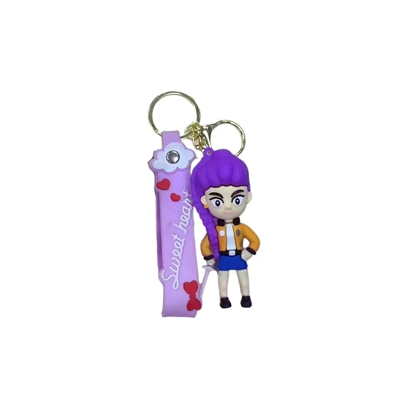KPop Devil Hunter Ciondolo periferico Rumi Mira Zoe Portachiavi in PVC Zaino Decorazione Accessori pendenti Giocattoli