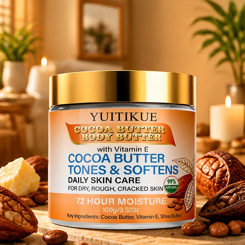زبدة الجسم الطبيعية من YUITIKU - مراجعة Shea Butter Raw وسعره