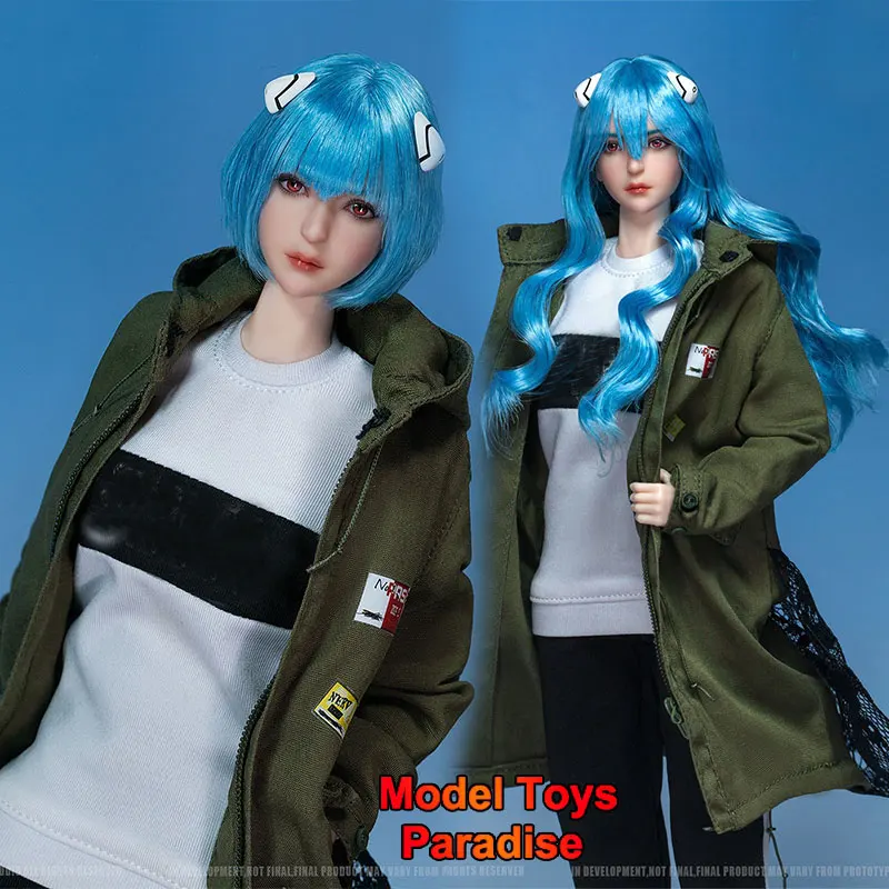 

BOX STUDIO BOX-005 1/6 Collectible Toys Leisure Cute Girl REI Short/Long Hair Woman Soldier 12inch Action Figure Model Gifts