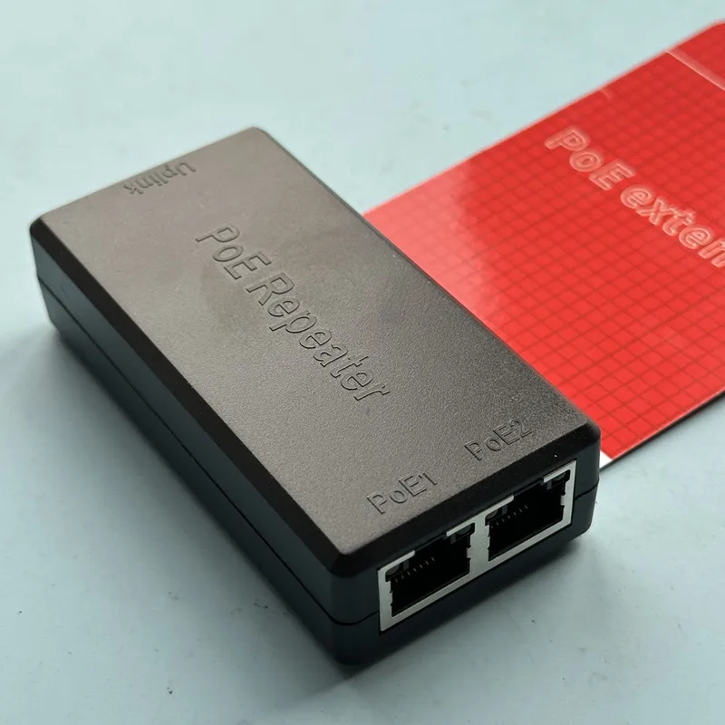 

Удлинитель POE, 2 порта, 10/100 Мбит/с, стандартный повторитель POE IEEE 802.3af для IP-камеры NVR, удлинитель POE на 100 метров
