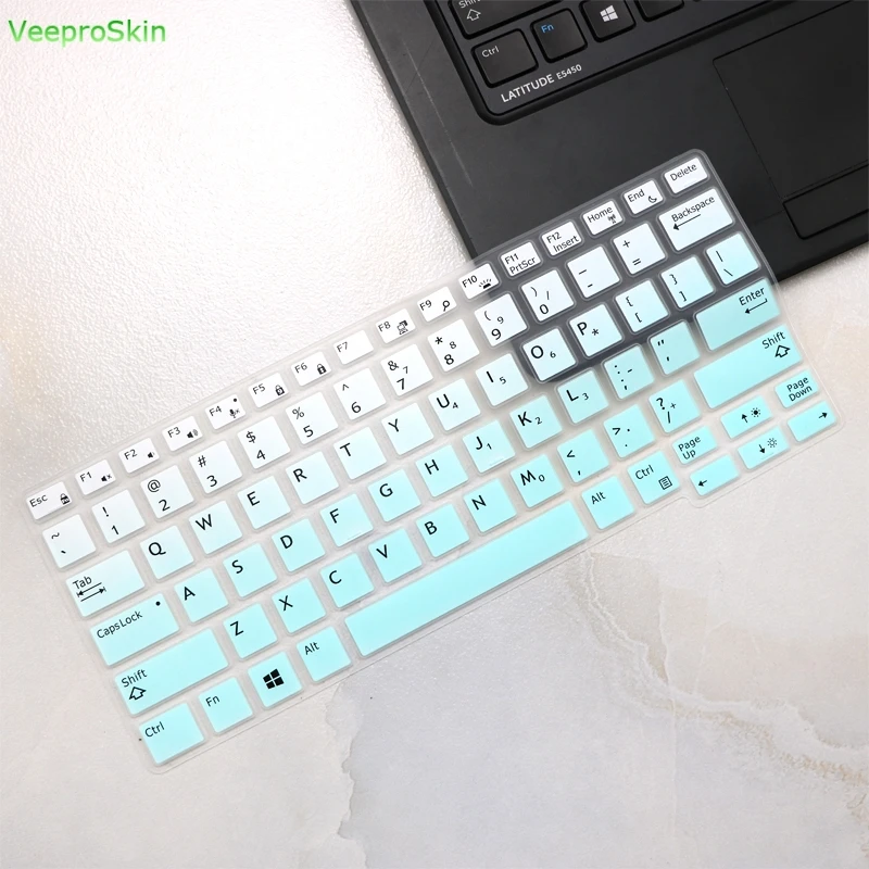 silicone Laptop Keyboard Cover Skin for Dell Latitude E7250 E5250 E7270 E5270 E7389 E5270 Latitude 7290 7280 7380 7390 E7370