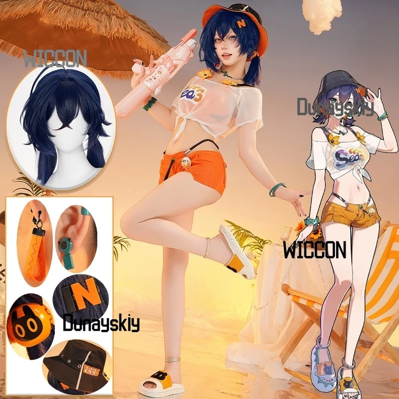 

ZZZenless Cosplay Zone Zero Belle Cosplay Costumes Wig Accessions Full New Set Swimwear Kawaii Sexy Cute Halloween Party Cosplay