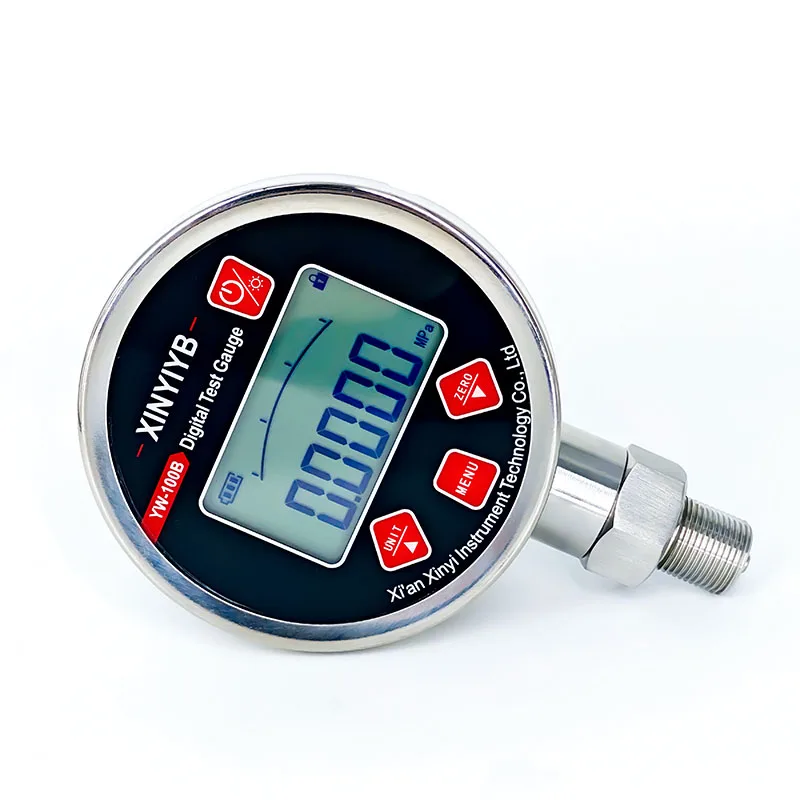 LCD 5-Digit Display Touch Screen Stainless Steel Rs485 Intelligent Digital Pressure Gauge 0.5