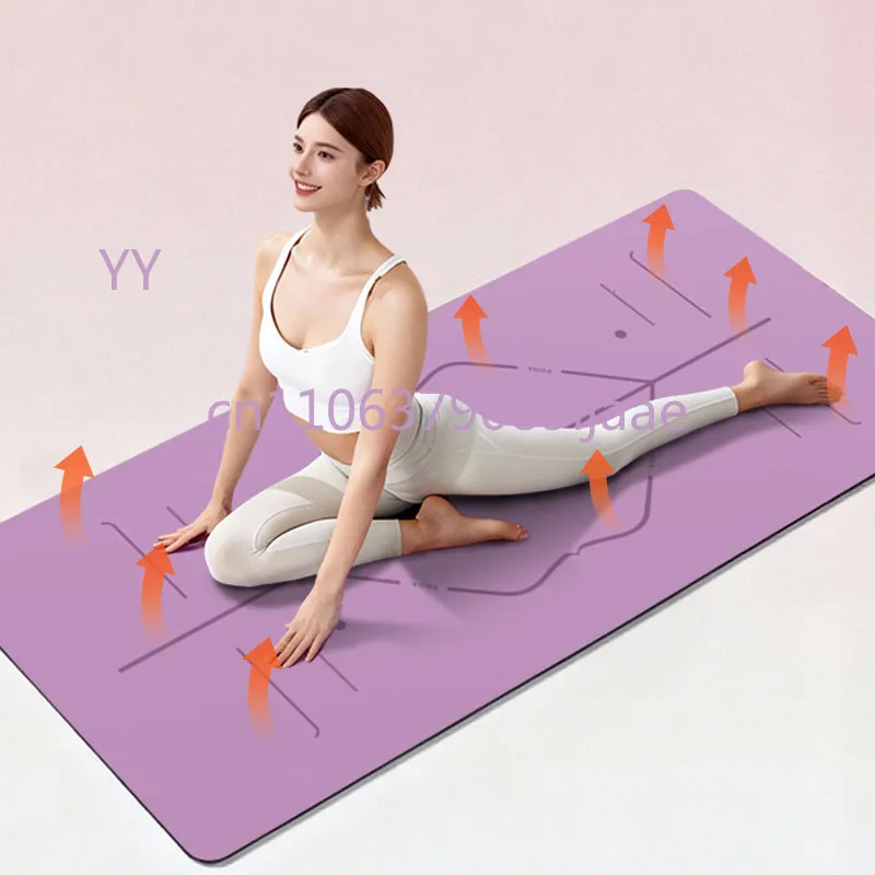 Graphene heating yoga mat widened electric heating thickened non-slip PU floor heating mat for home use