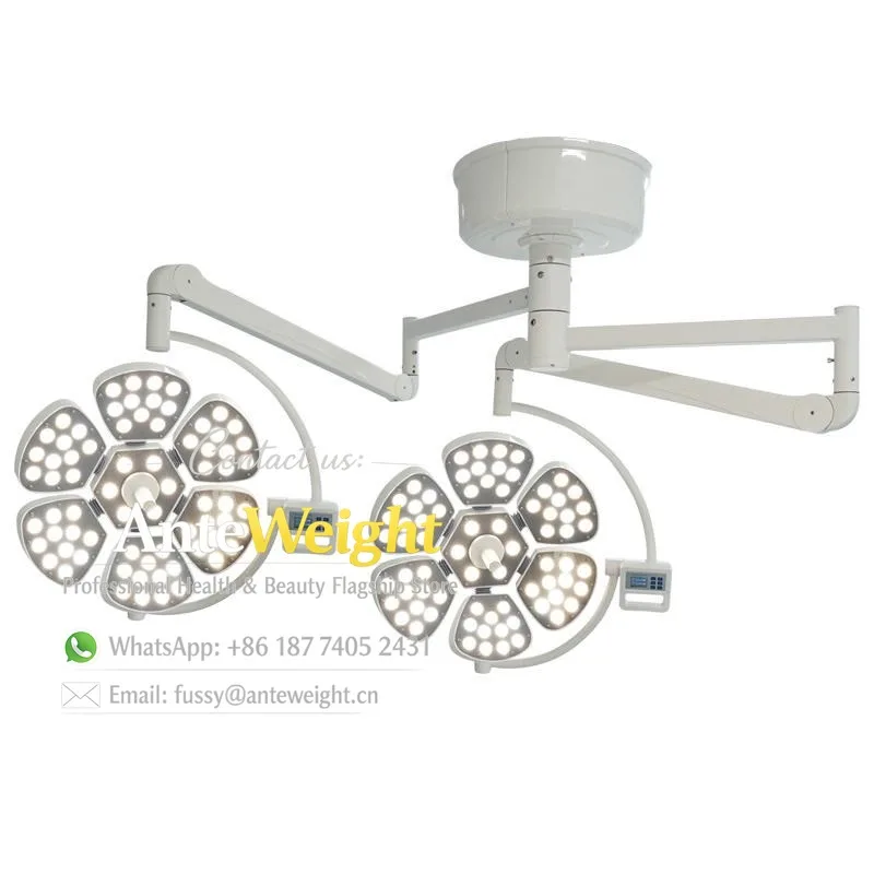 5-Petal LED Surgical Shadowless Lamp, Ceiling/Wall Mounted Adjustable Medical Light | Portable Operating Light for Hospital 2026
