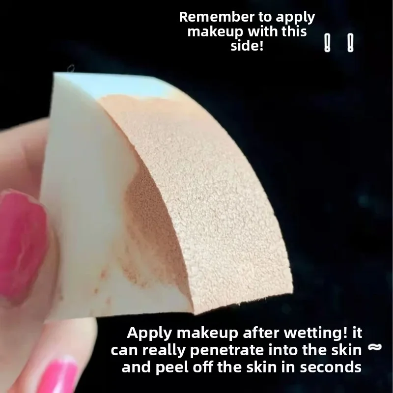 TriangularMakeupSpongeDry&Wet Dual-UseFoundationBlenderNon-AbsorbentSavesFoundationMinimalExpansionDurableHalloweChristmasMakeup