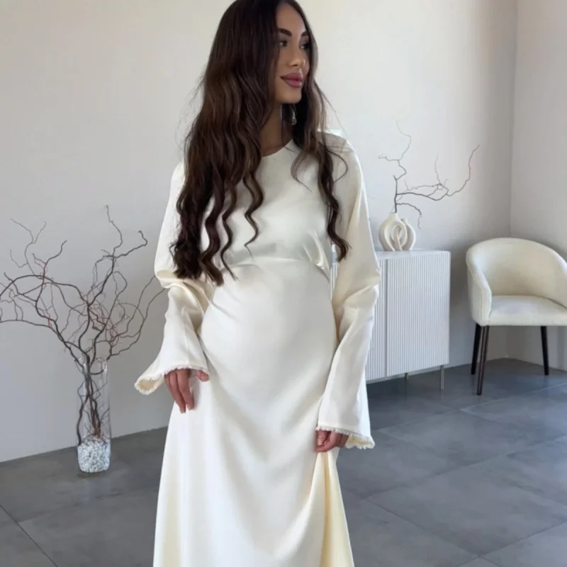 

2025Summer New Lace Trim Doll Collar Slim Fit Polka Dot Print Dress