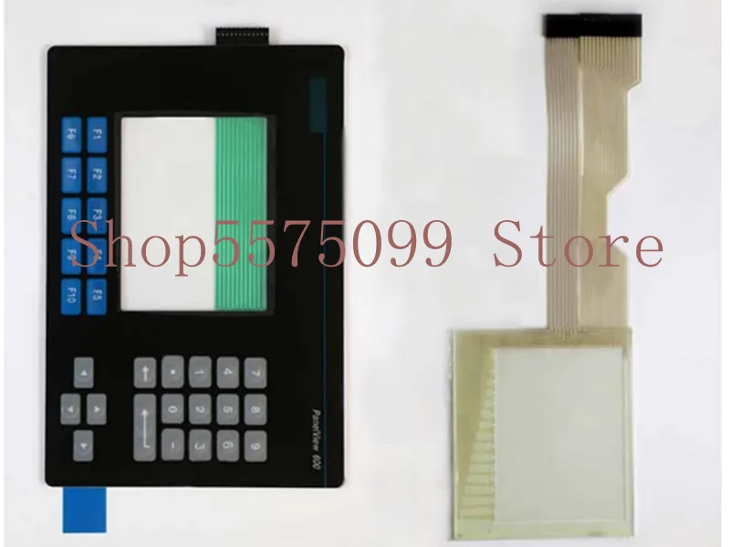 New Panelview 600 2711-B6C20 2711-B6C20L 2711-B6C20L1 Key Film Touch Glass