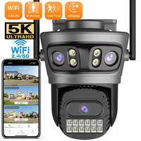 15MP Outdoor Wifi Camera Three Lens Three Screens 5X Zoom 10MP/8MP Two Lens PTZ Surveillance Auto Tracking ANBIUX Camera