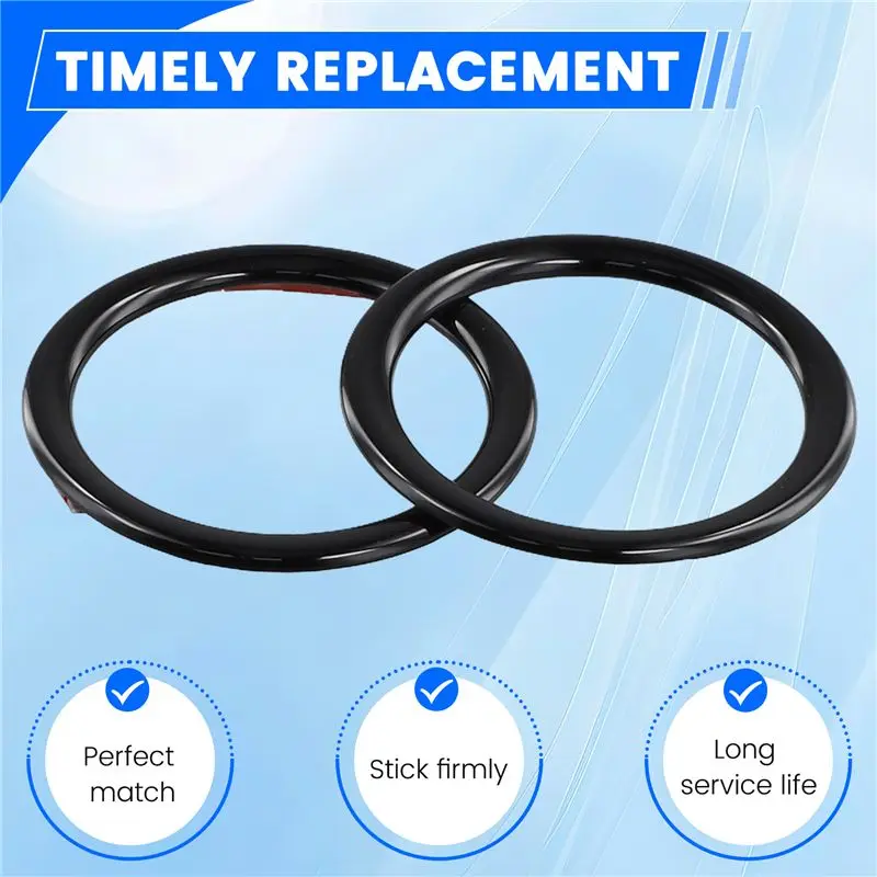 L96A Car Glossy Black Dashboard Side Upper Air Vent Housing Outlet Frame Cover Trim for Honda Vezel HR-V HRV 2021 2022