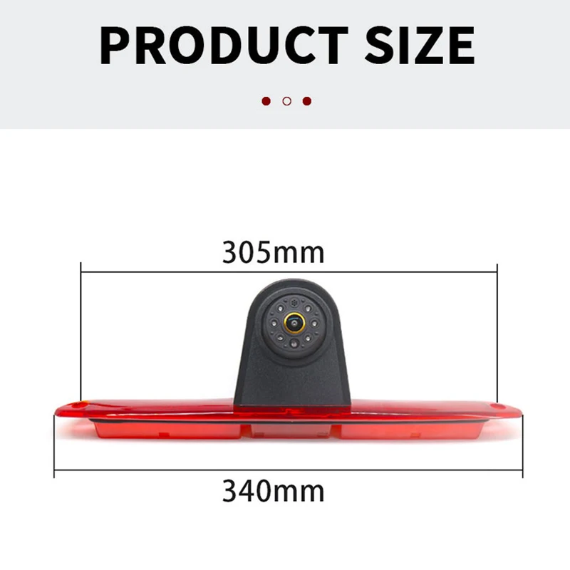 AHD 1080P Car Brake Light Rear View Reverse Camera For Mercedes Benz Sprinter VW Crafter Van 2007-2018 Waterproof Camera