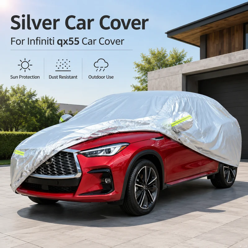 Чехол для автомобиля Infiniti QX55, полный защитный чехол для экстерьера, защита от солнца, пыли, всепогодная защита для парковки на улице, защита от царапин