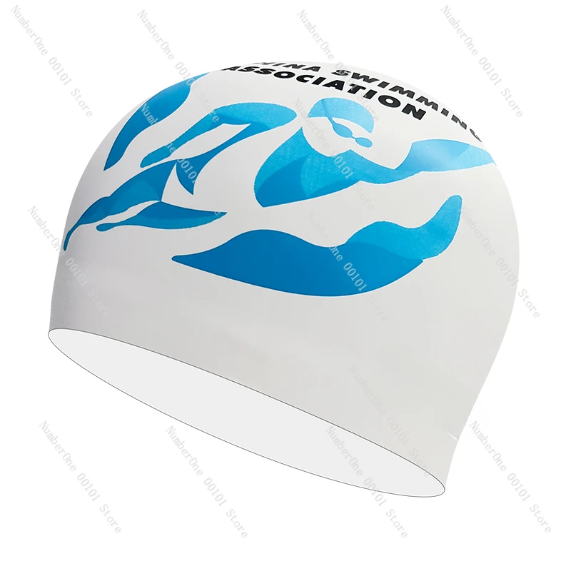 Silicone waterproof swimming cap, high elastic comfort does not restrain the head, unisex