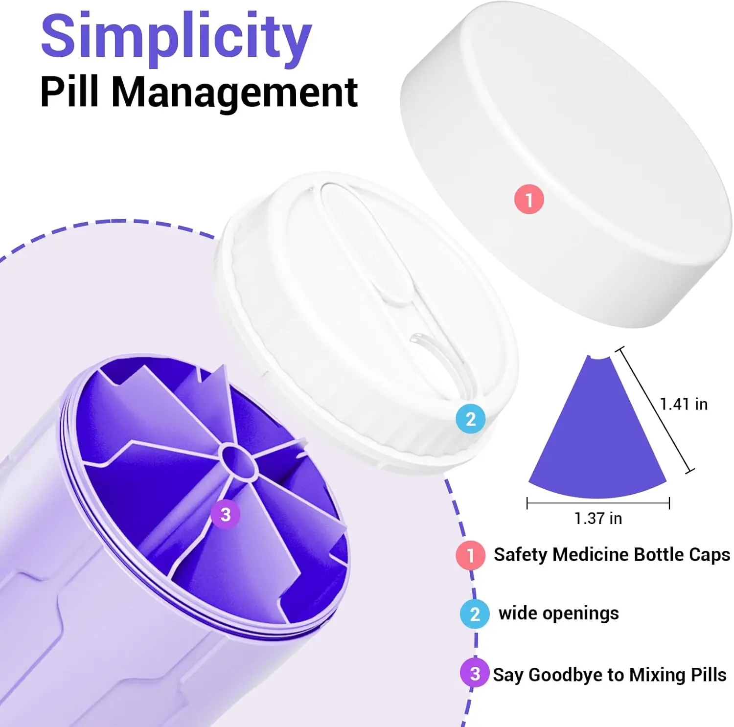 Upgraded Aluminum Pill Case 7 Day Single Daily Design, Premium Metal Pill Organizer with Sleek Appearance, Waterproof & Sturdy