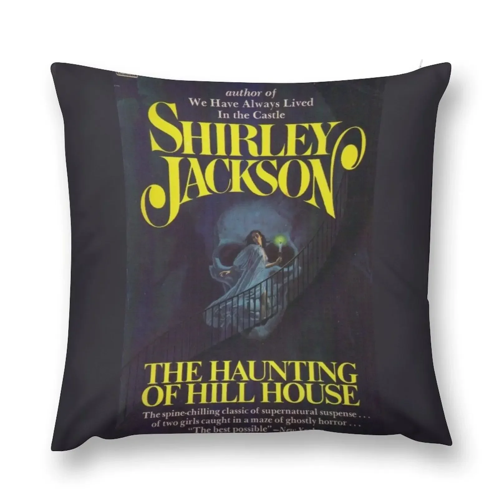 The Haunting of Hill House by Shirley Jackson Vintage Book Cover Throw Pillow Bed pillowcases Pillow Cases pillow