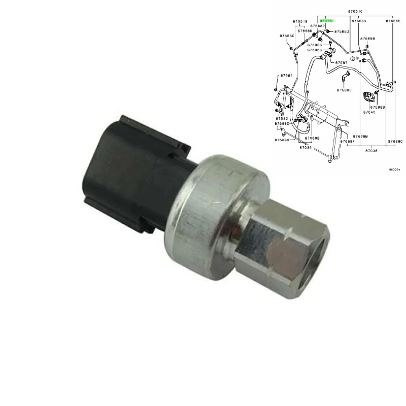 Interruptor de Presión de Refrigerante para Mitsubishi Lancer 08-14, Outlander 03-16, Eclipse 06-12, Galant 04-12, Outlander Sport 11-17