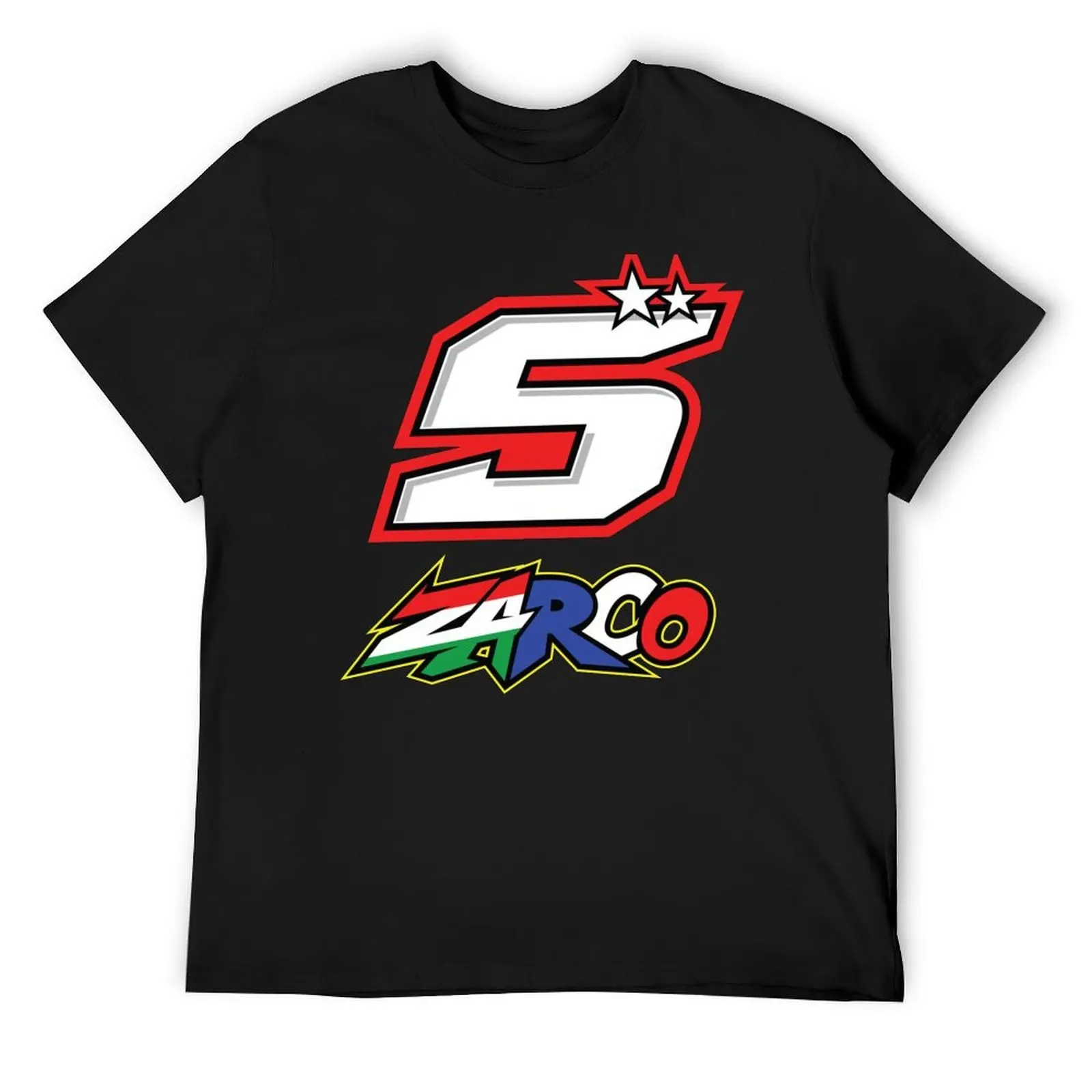 

Johann Zarco Number 5 T-Shirt baggy shirts anime figures for a boy summer 2025 mens t shirt