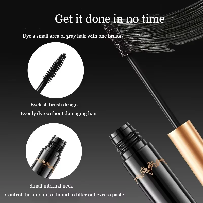 Fast-acting Temporary Hair Color Pencil,Hair Root Touch-Up Sticks,Disposable Eyelash Hair Dye Stick to Cover Gray Hair,Hair Dye
