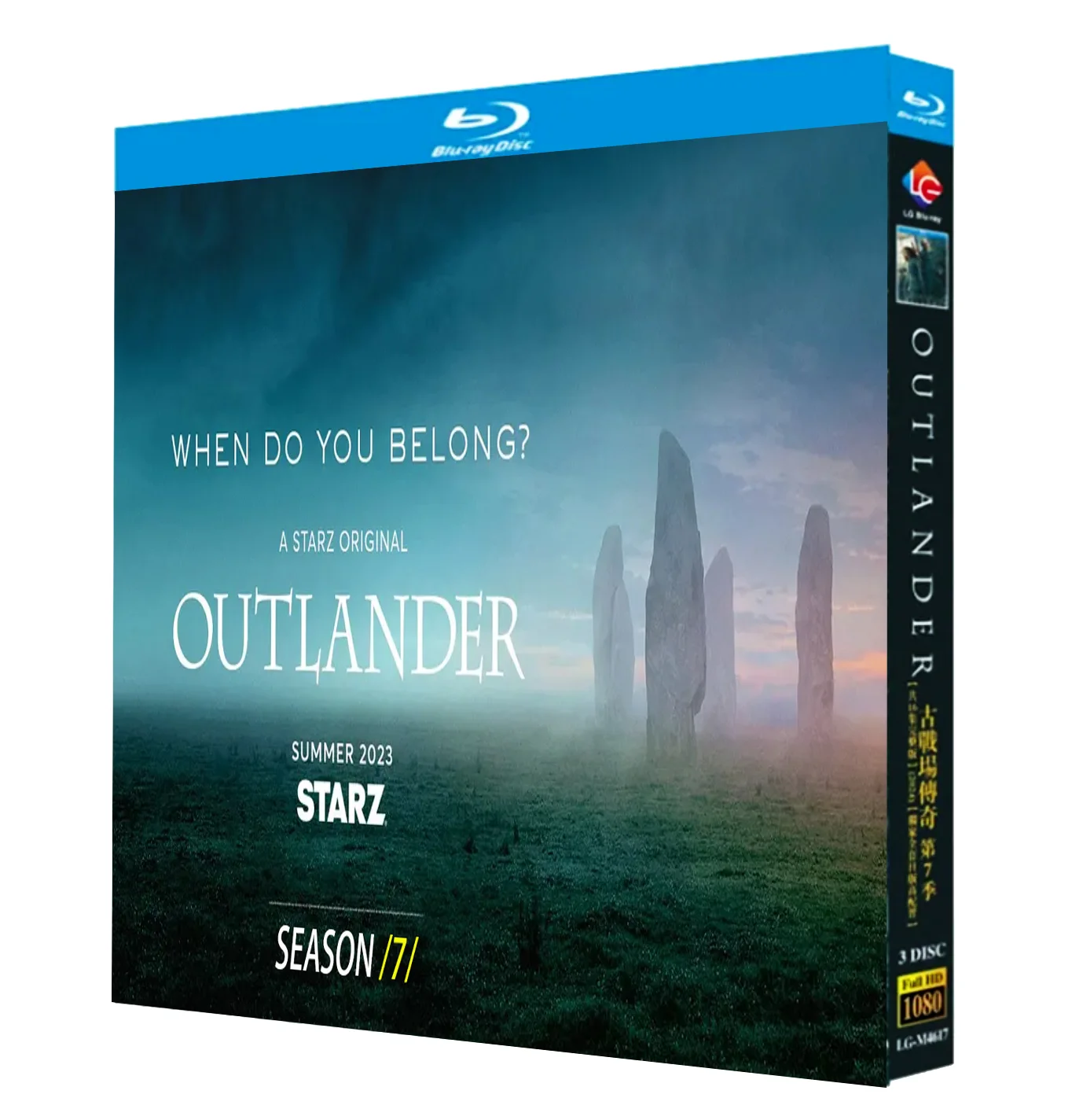 Outlander Staffel 7 (2023) Serie 3-Discs Box-Set Blu-ray Disc High Definition BD