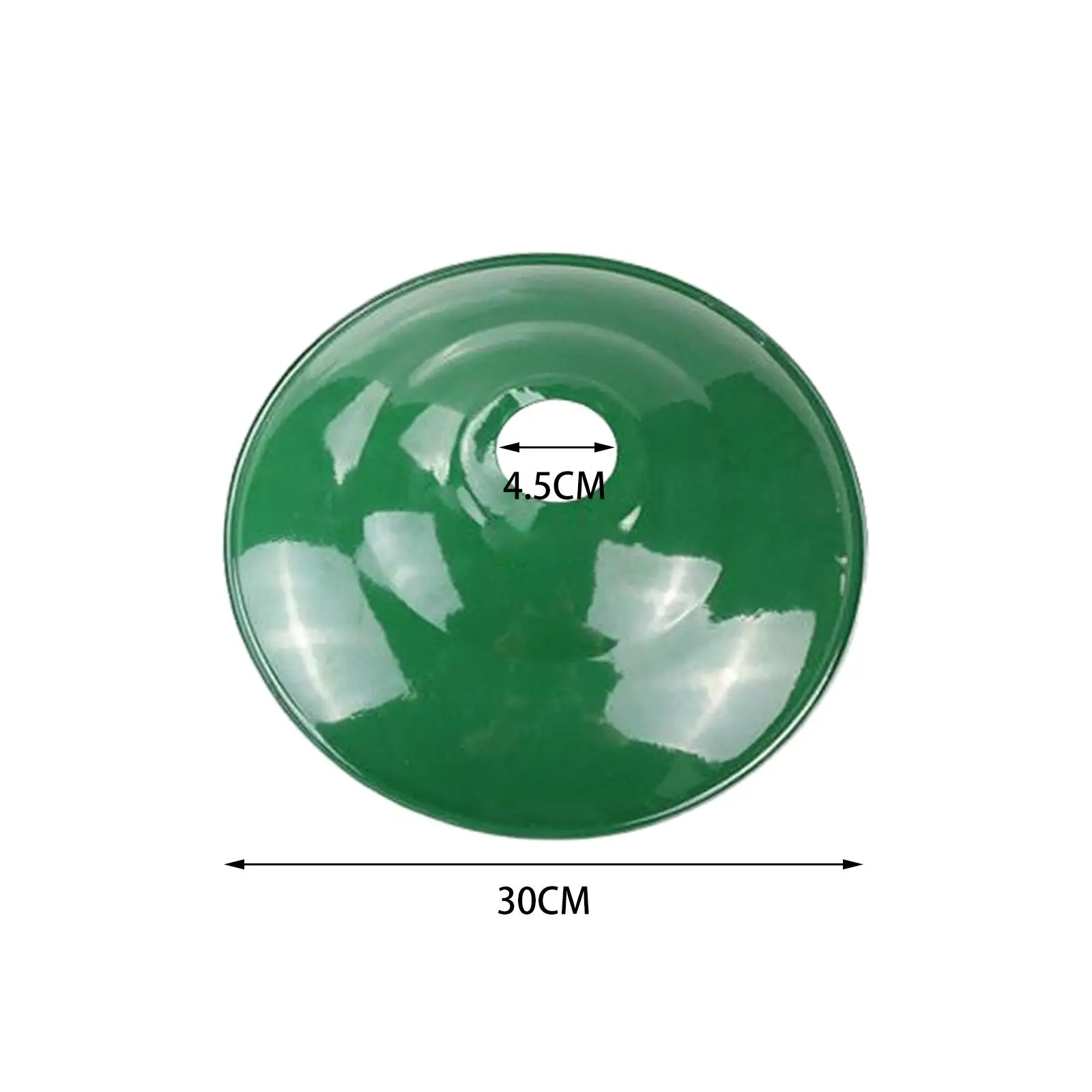 빈티지 에나멜 라이트 쉐이드 전구 가드, 그린 DIY 장식, 레트로 및 심플