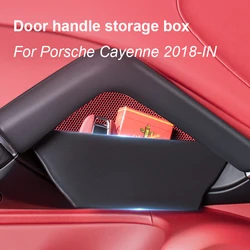 For Porsche Cayenne 2018 2019 2020 2021 2022 2023 2024 Car Door Handle Storage Box Organizer Boxes  Auto Accessories
