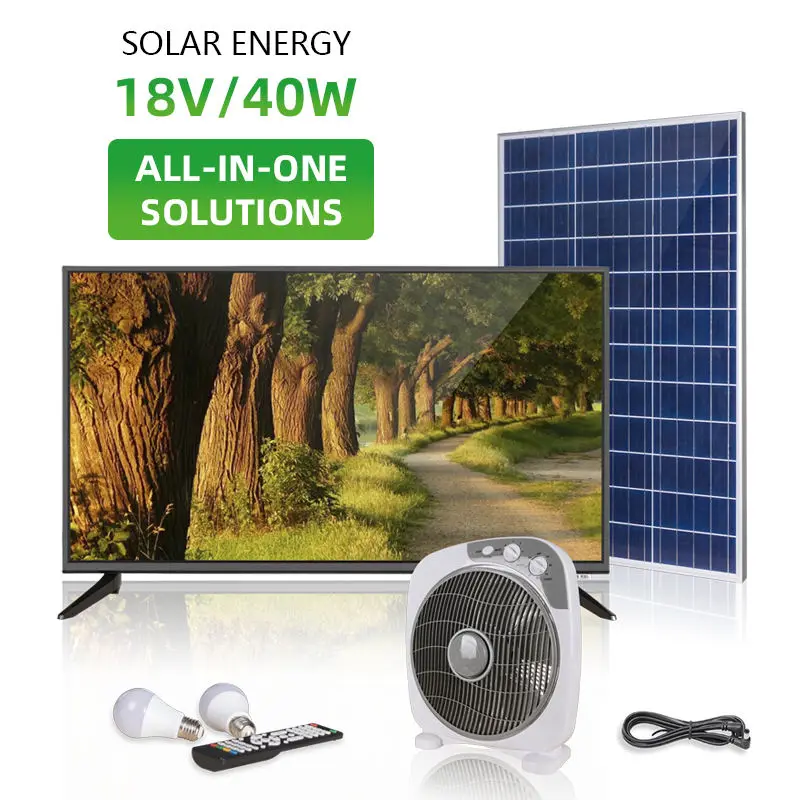 Solar Energy Storage TV High-definition and Delicate Visual Enjoyment SLIM DESIGN LED TVHD RESOLUTION 1366x768
